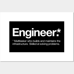 Engineer Definition Posters and Art